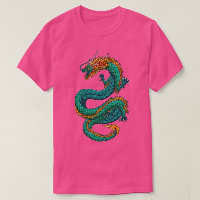 Japanese fantasy dragon T-Shirt (Design Front)