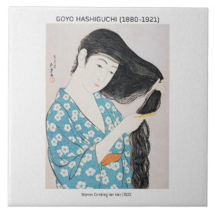 Japanese Female beauties - Goyō Hashiguchi Tile