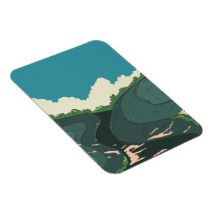 Japanese Fields Magnet