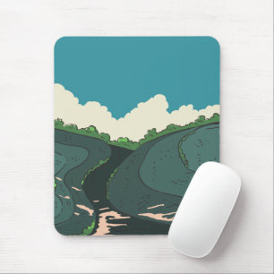 Japanese Fields Mouse Pad