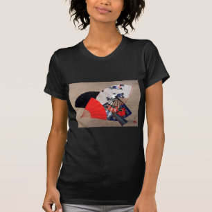 Japanese Five Fans, Hokusai, Ukiyoe T-Shirt
