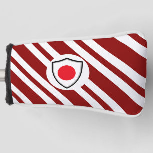 Japanese flag golf head cover