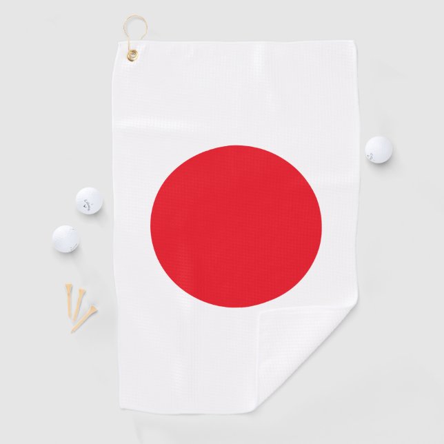 Japanese flag golf towel (InSitu)