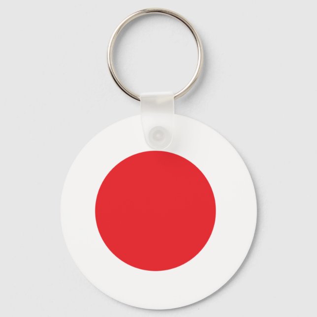 Japanese flag key ring (Front)