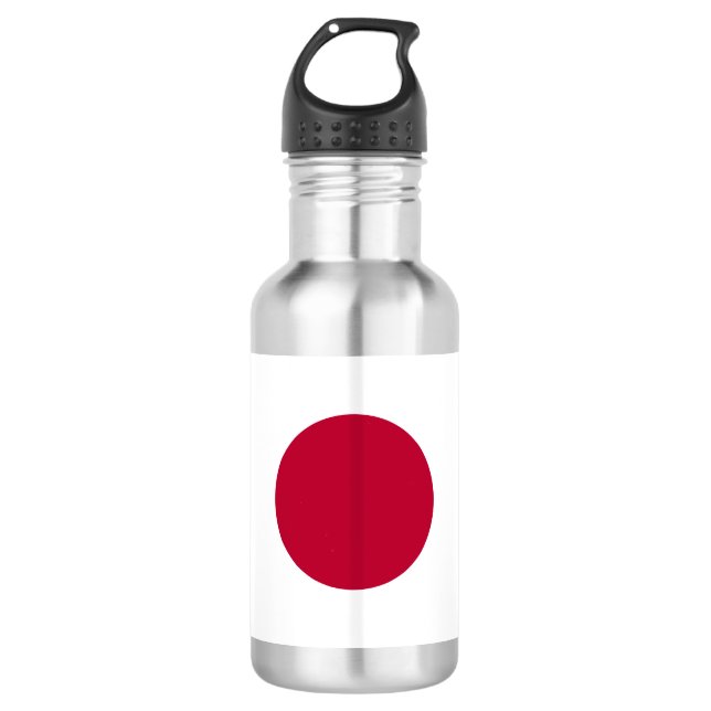 Japanese flag paper cup 532 ml water bottle (Front)