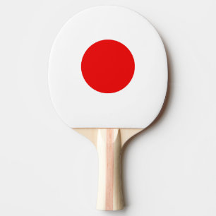 Japanese flag ping pong paddle for tabletennis