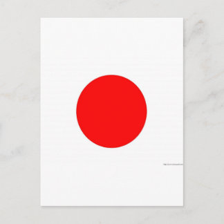 Japanese Flag Postcard