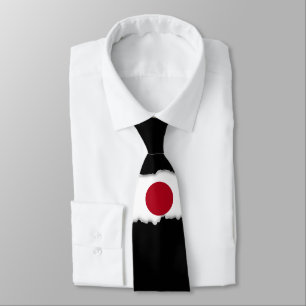 Japanese Flag Tie