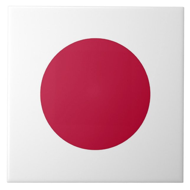 Japanese Flag Tile (Front)