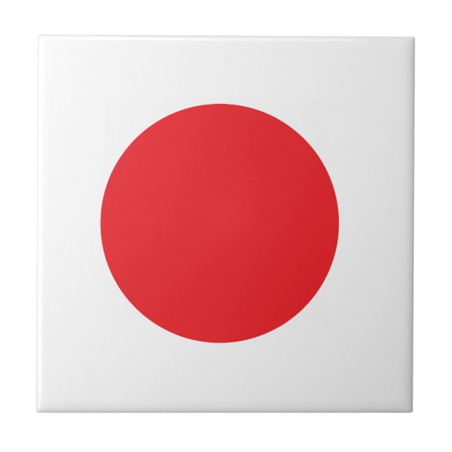 Japanese flag tile (Front)