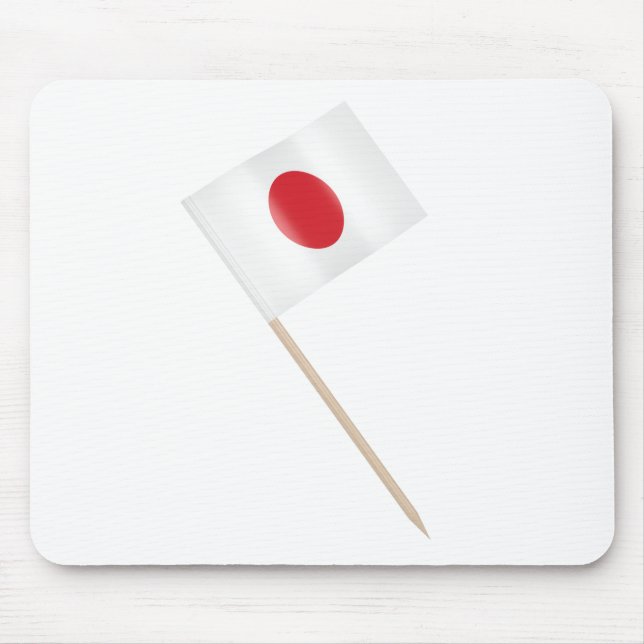 Japanese flag toothpick mouse pad (Front)