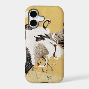 Japanese Flock Cranes Vintage Bird Rich Classic
