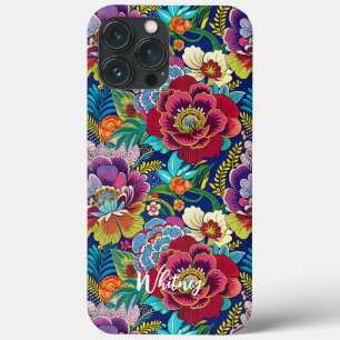 Japanese floral Kimono Pattern Name iPhone 13 Pro Max Case