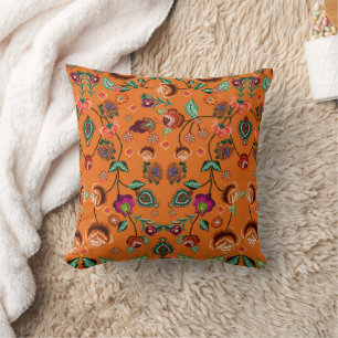 Japanese Floral Pattern Cushion