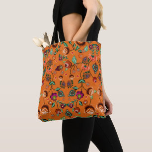 Japanese Floral Pattern  Tote Bag
