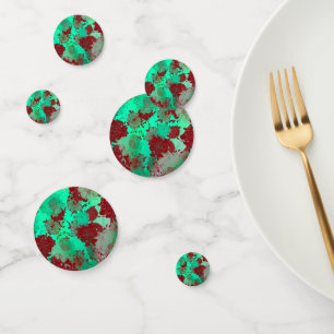 Japanese floral red patterns. confetti