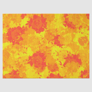 Japanese floral red patterns tissue paper