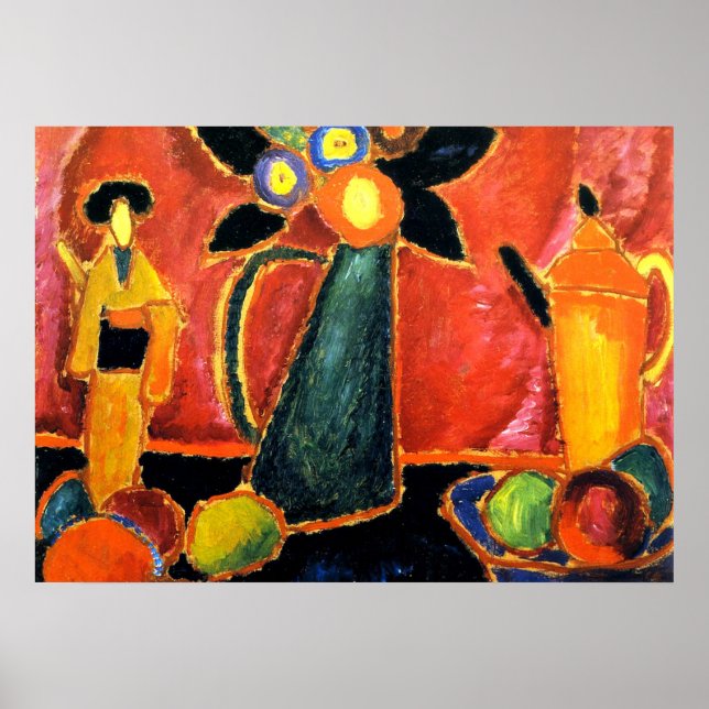 Japanese Flower Poster (Front)