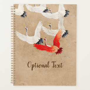 Japanese Flying Cranes Planner