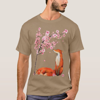 Japanese Fo Cherry Blossom Flower Sakura Tree Vint T-Shirt