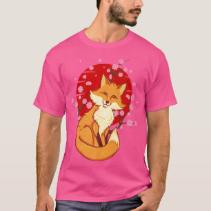 Japanese Fo Cherry Blossom Funny Flower Sakura Kaw T-Shirt