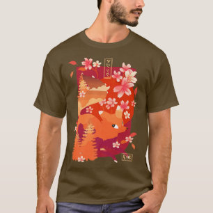 Japanese Fo Cherry Blossom Sakura  T-Shirt