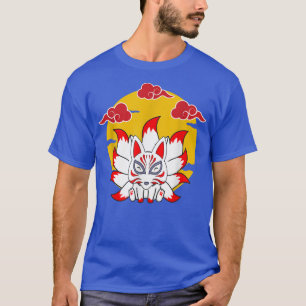 Japanese Fo Cute Funny Anime Kawaii Kitsune Kami I T-Shirt
