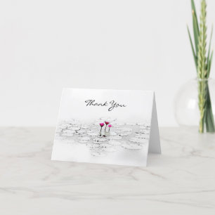 Japanese Folded Thank You Card