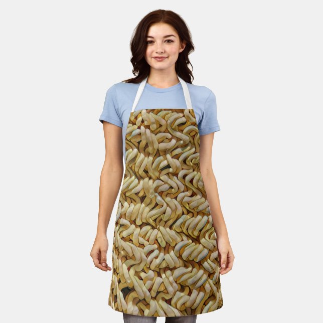 Japanese Food Art Apron (Worn)