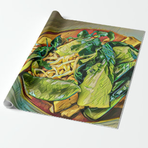 Japanese Food Art Wrapping Paper