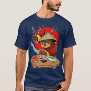 Japanese Food I Maki Lover I Samurai Sushi Deer ( T-Shirt