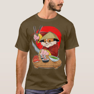 Japanese Food I Maki Lover I Samurai Sushi Guinea T-Shirt
