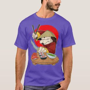 Japanese Food I Maki Lover I Samurai Sushi Hedgeho T-Shirt