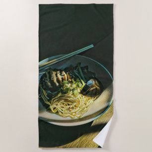 Japanese Food Lovers Beach Towel