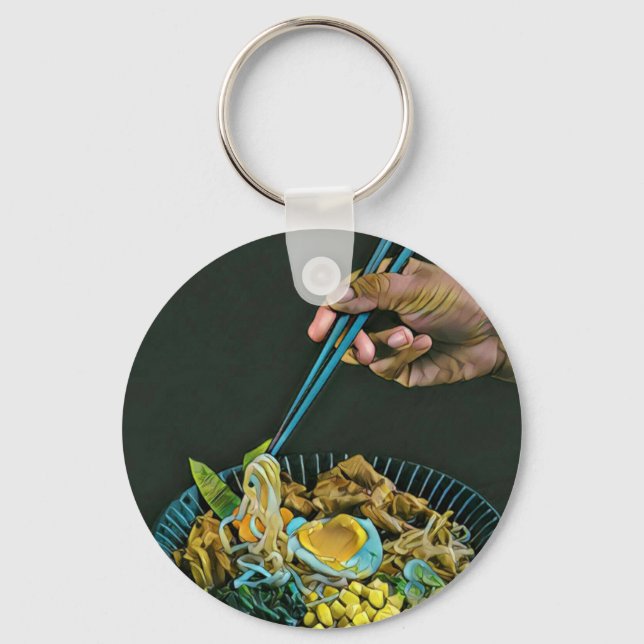 Japanese Food Lovers Key Ring (Front)