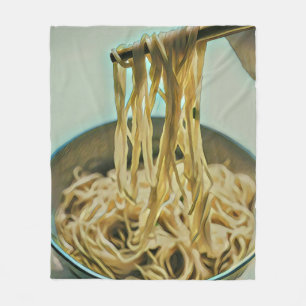 Japanese Food Ramen Lovers Fleece Blanket
