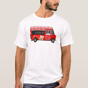 Japanese Food Red Truck Ramen Cat Kawaii Anime Lov T-Shirt