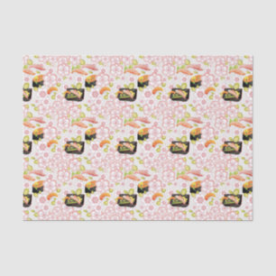 Japanese Food: Sushi Pattern 2 Tissue Paper