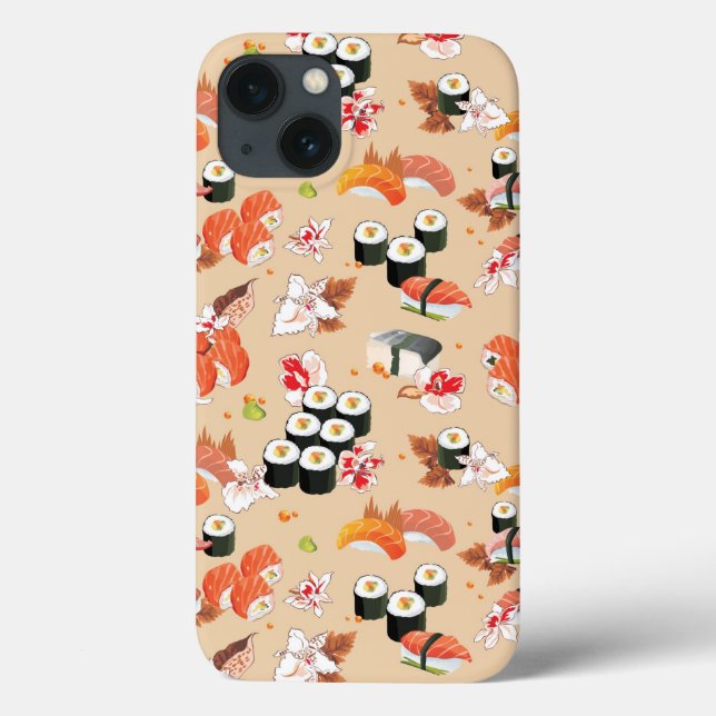 Japanese Food: Sushi Pattern 3 Case-Mate iPhone Case (Back)