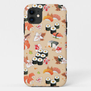 Japanese Food: Sushi Pattern 3 Case-Mate iPhone Case