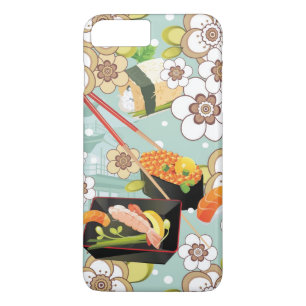 Japanese Food: Sushi Pattern 4 Case-Mate iPhone Case