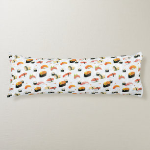 Japanese Food: Sushi Pattern Body Cushion