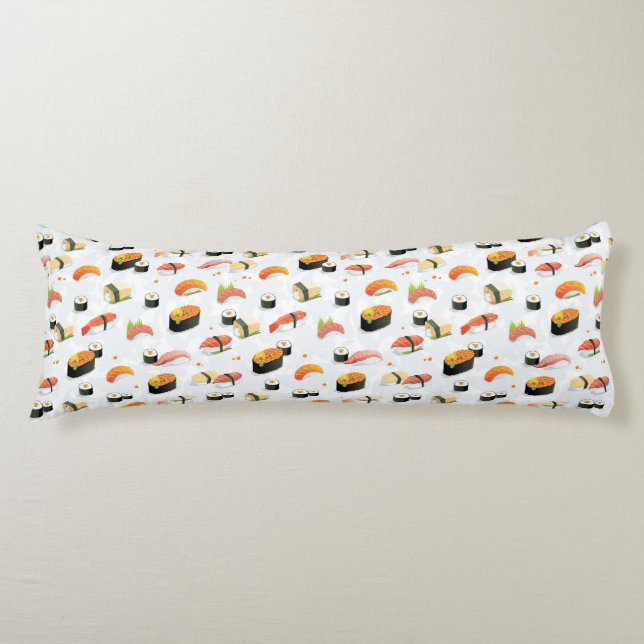 Japanese Food: Sushi Pattern Body Cushion (Front)