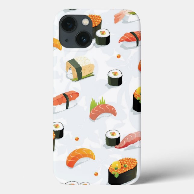 Japanese Food: Sushi Pattern Case-Mate iPhone Case (Back)