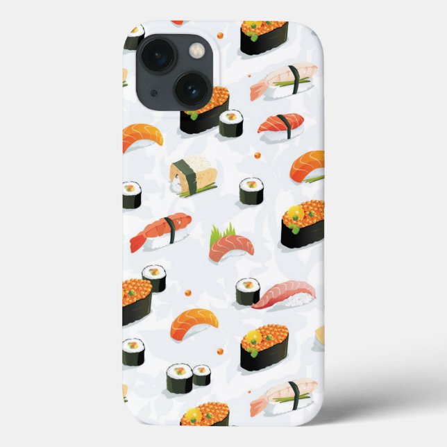 Japanese Food: Sushi Pattern Case-Mate iPhone Case (Back)