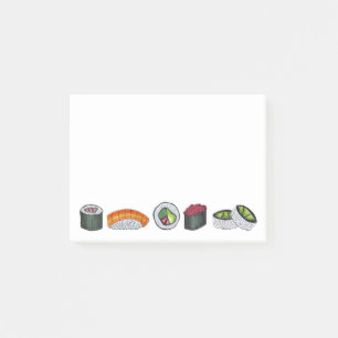 Japanese Food Sushi Roll Rolls Foodie Post Its Post-it Notes