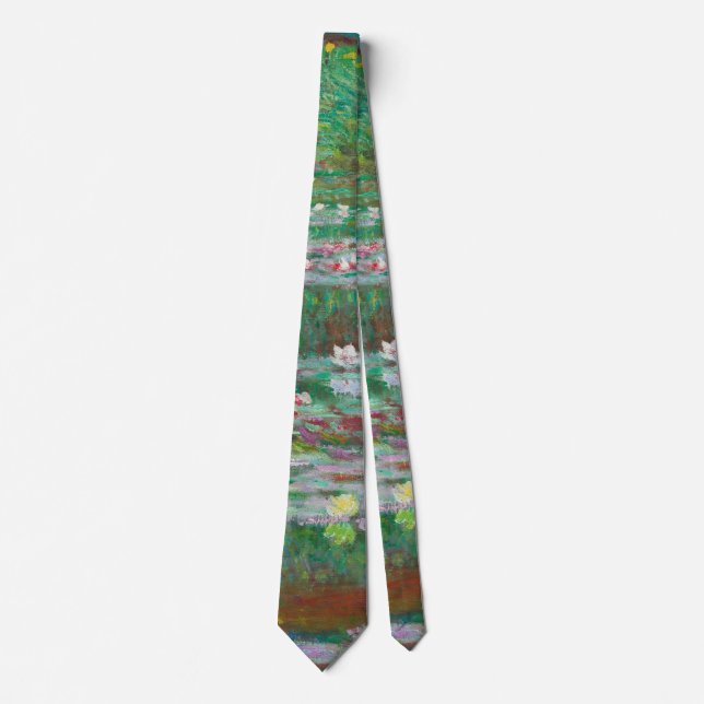 Japanese Footbridge Claude Monet Impressionist Tie (Front)