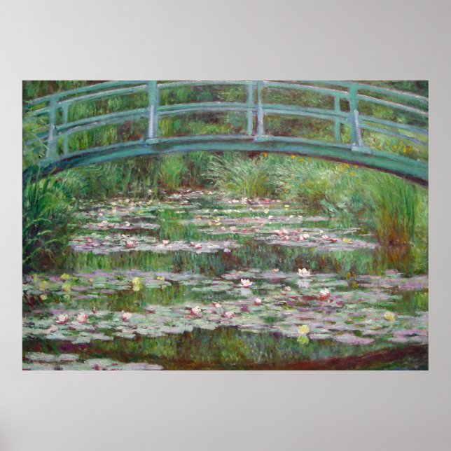 Japanese Footbridge - Claude Monet Poster (Front)