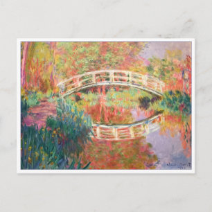 Japanese Footbridge, Giverny by Claude Monet Postcard