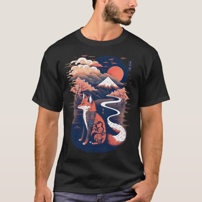 Japanese Fox 6 T-Shirt (Front)
